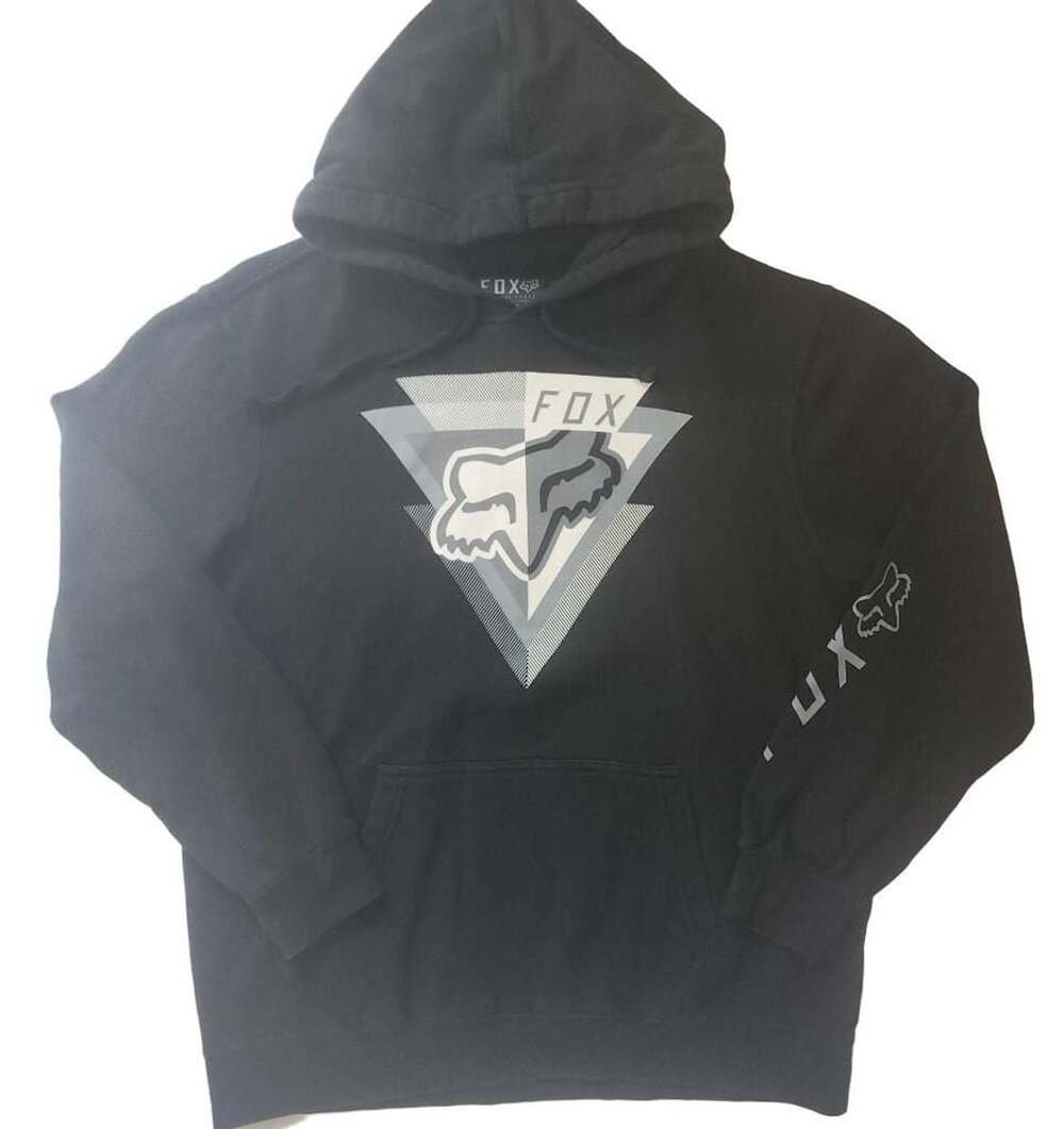 Fox Racing Triangle Logo Pullover Hoodie Black